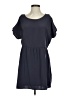 Lush 100% Polyester Solid Gray Blue Casual Dress Size S - photo 1