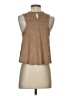 Chloe & Katie Brown Sleeveless Blouse Size S - photo 2