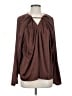 Unbranded Brown Long Sleeve Blouse Size S - photo 1