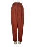 Unbranded Solid Brown Casual Pants Size XS - photo 1