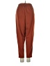 Unbranded Solid Brown Casual Pants Size XS - photo 2
