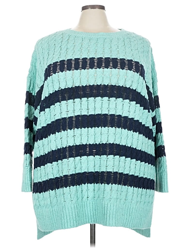 Pre-owned Pilcro Pullover Sweater In Blue