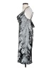 Halston Heritage Metallic Silver Cocktail Dress Size 4 - photo 5