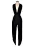 Juniper Blu Solid Black Jumpsuit Size M - photo 1