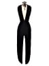 Juniper Blu Solid Black Jumpsuit Size M - photo 2