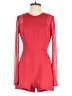 BCBGeneration 100% Polyester Solid Red Romper Size 6 - photo 1