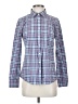 J.Crew 100% Cotton Checkered-gingham Purple Long Sleeve Button-Down Shirt Size 4 - photo 1
