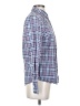 J.Crew 100% Cotton Checkered-gingham Purple Long Sleeve Button-Down Shirt Size 4 - photo 4