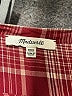 Madewell 100% Viscose Plaid Red Burgundy Long Sleeve Blouse Size XXS - photo 7