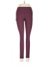Lux Solid Burgundy Active Pants Size S - photo 1