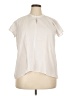 Unbranded Ivory Short Sleeve Blouse Size XL - photo 1