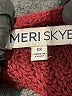 Meri Skye Burgundy Cardigan Size 0X - photo 8