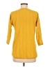 Damask Yellow 3/4 Sleeve Blouse Size L (estimated) - photo 2