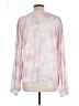 Bliss Tie-dye Pink Long Sleeve Blouse Size L - photo 2