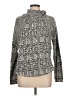 North River Outfitters Animal Print Silver Turtleneck Sweater Size L - photo 1