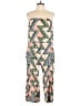 AaKaa 100% Rayon Graphic Pink Jumpsuit Size L - photo 1