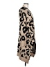 Hipster Row Animal Print Tan Cardigan Size M - photo 4