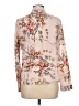 Shein 100% Polyester Floral Pink Long Sleeve Blouse Size L - photo 2