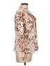 Shein 100% Polyester Floral Pink Long Sleeve Blouse Size L - photo 4