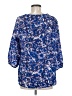 White Stag Blue 3/4 Sleeve Blouse Size M - photo 2