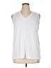 Unbranded White Sleeveless T-Shirt Size XL - photo 1