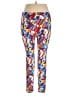 Lularoe Graphic Blue Active Pants Size 1X (Tall & Curvy) - photo 1
