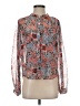 Veronica Beard Floral Red Long Sleeve Blouse Size 0 - photo 1