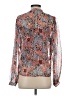 Veronica Beard Floral Red Long Sleeve Blouse Size 0 - photo 2