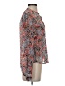 Veronica Beard Floral Red Long Sleeve Blouse Size 0 - photo 4