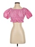 Zara Pink Short Sleeve Blouse Size S - photo 1