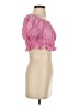 Zara Pink Short Sleeve Blouse Size S - photo 4