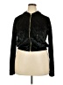 Fabletics Metallic Black Jacket Size XXL - photo 1