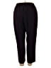 R&M Richards 100% Polyester Solid Black Track Pants Size 18 (petite) - photo 2
