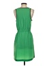 Gap 100% Polyester Solid Green Casual Dress Size XS - photo 2