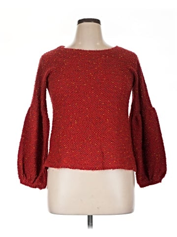 Blue Tassel Pullover Sweater (view 1)