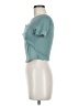 Shein Teal Short Sleeve Top Size M - photo 5