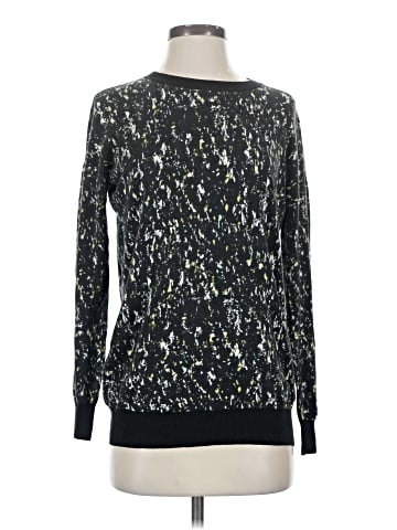 DKNY Long Sleeve Silk Top (view 1)