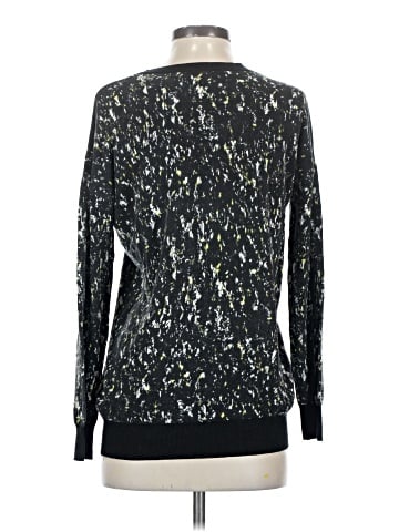 DKNY Long Sleeve Silk Top (view 2)