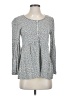 Max Studio Gray Long Sleeve Blouse Size S - photo 1