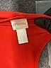 Chico's Solid Orange Casual Dress Size Lg (2) - photo 7