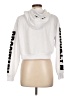 Charlotte Russe 100% Polyester White Pullover Hoodie Size L - photo 2