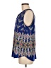 Renee C. 100% Polyester Blue Sleeveless Blouse Size L - photo 5