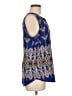 Renee C. 100% Polyester Blue Sleeveless Blouse Size L - photo 4