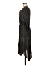 Auguste Chevron-herringbone Black Casual Dress Size 6 - photo 5