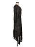 Auguste Chevron-herringbone Black Casual Dress Size 6 - photo 4