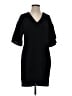Lush Solid Black Casual Dress Size S - photo 1