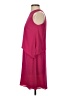 Ann Taylor 100% Polyester Solid Pink Casual Dress Size XS - photo 5