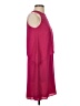 Ann Taylor 100% Polyester Solid Pink Casual Dress Size XS - photo 4
