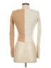 Happily Grey Color Block Tan Cardigan Size S - photo 2