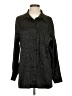 Shein 100% Polyester Animal Print Black Long Sleeve Blouse Size XS - photo 1
